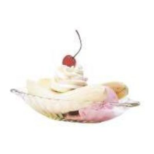 Alaska Banana Split Dish