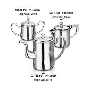 Sugar Pot, Milk Pot And Coffee Pot - Premium