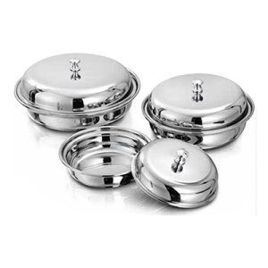 Round Entree Dish With LID - Premium