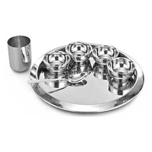 Delux Thali Set (7 Pcs Set)