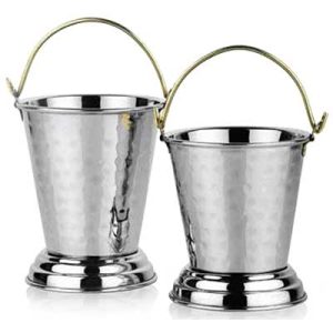 GRAVY BUCKET - WIRE BRASS HANDLE