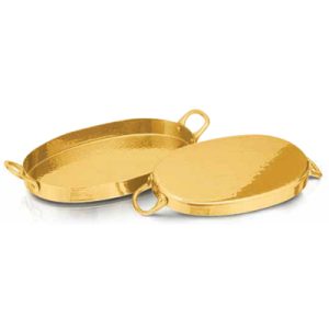 Oval Flat Pan - SS Handle