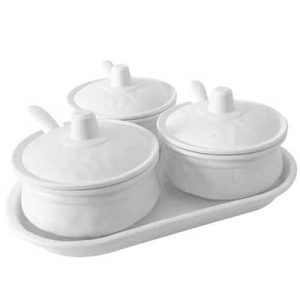 Triangular Condiment Set