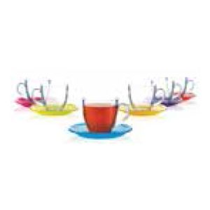 Carina Rainbow Cup & Saucer 220 ML Temp