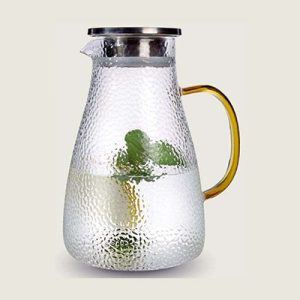 Elizabeth Glass Jug Frosted