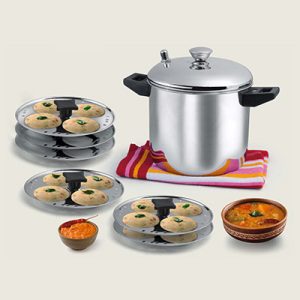 Idli Cooker With 6 Plates