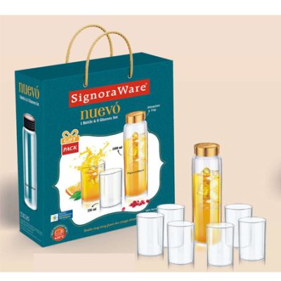 Nuevo 1 Bottle & 6 Glass Set