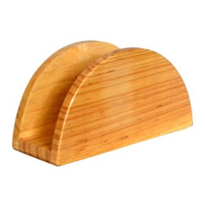 Rubber Wood Napkin Holder