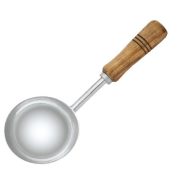 S S Short Wooden Handle Udlpi Ladle