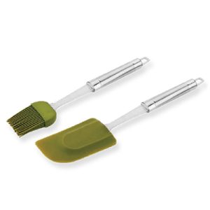 Silicon Brush & Spatula (SS Handle)