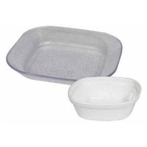 Snacks Service (Square Plate & Square Bowl)