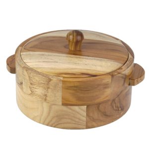 Teak Wood Casserole