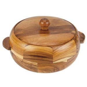 Teak Wood Nova Casserole