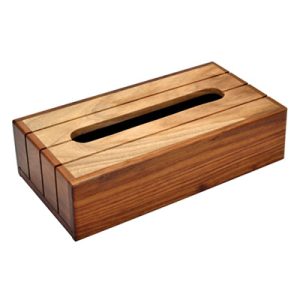 Teak Wood Tissue Box