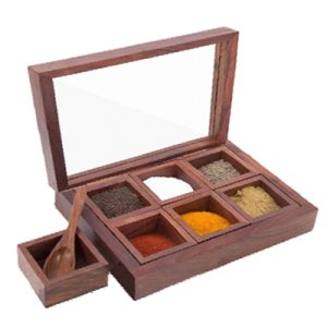 Wooden Spice Box 6