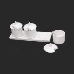 Trio Sauce Pickle Tray Set