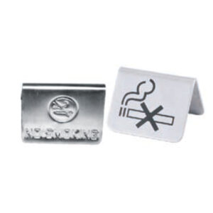 Sign Tags - No Smoking - Etched