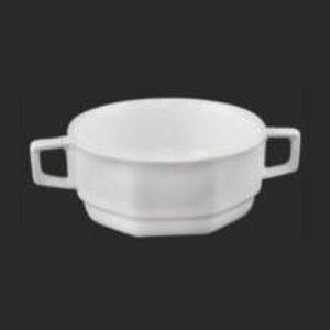 Octa Shape Soup Bowl With 2 Handle