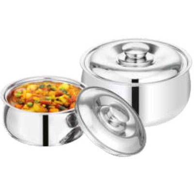 Stainless Steel "Lotus Belly" Casserole