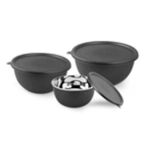 Aero Charcoal Bowl 3 Pc Set