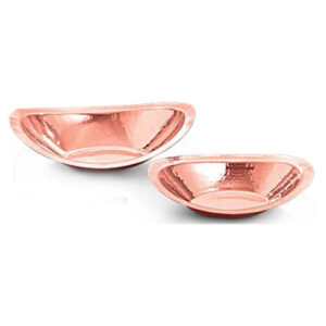 Bread Basket Oval Hammer Copper