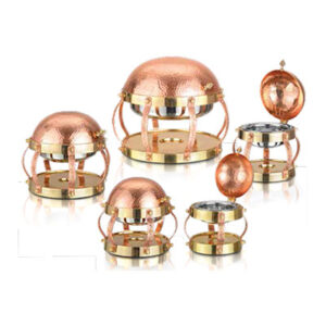 Buffet Set - Roll Top Copper, Stainless Steel, Brass