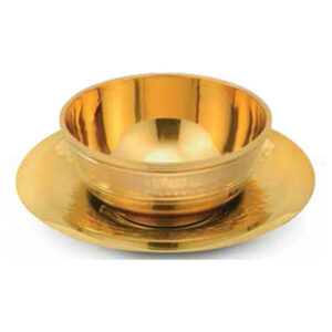 Finger Bowl & Under Liner Brass