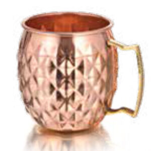 Moscow Mule Mug Diamond Copper, Brass