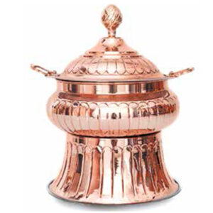 Round Chafing Dish - Royal Copper, Stainless Steel, Brass