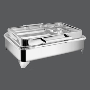 Rectangular Full Glass Chafer E.E & Frame