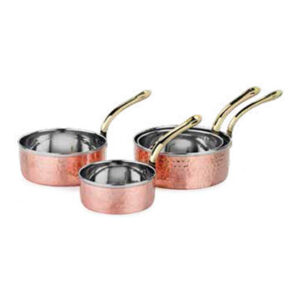 Sauce Pan Brass Handle Copper, Stainless Steel, Brass