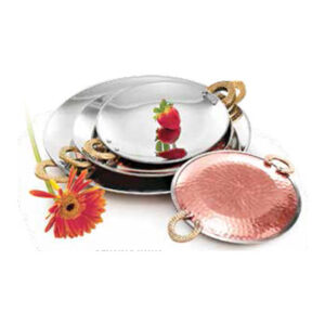 Serving Tawa Copper, Stainless Steel, Brass