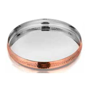 Sovereign Thali - Cu/ Ss - Small Copper, Stainless Steel