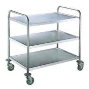 SS 3 Tier Service Cart