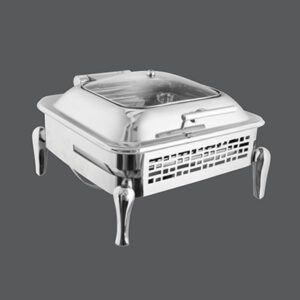 Square Glass Chafer