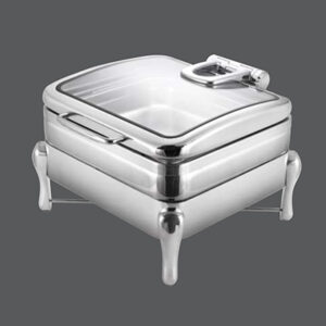 Square Glass Dripless Chafer